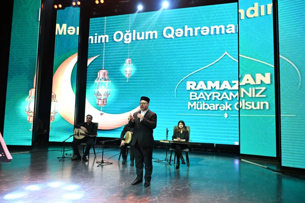 Şəhid analarının iştirakı ilə iftar süfrəsi təşkil olunub - FOTO