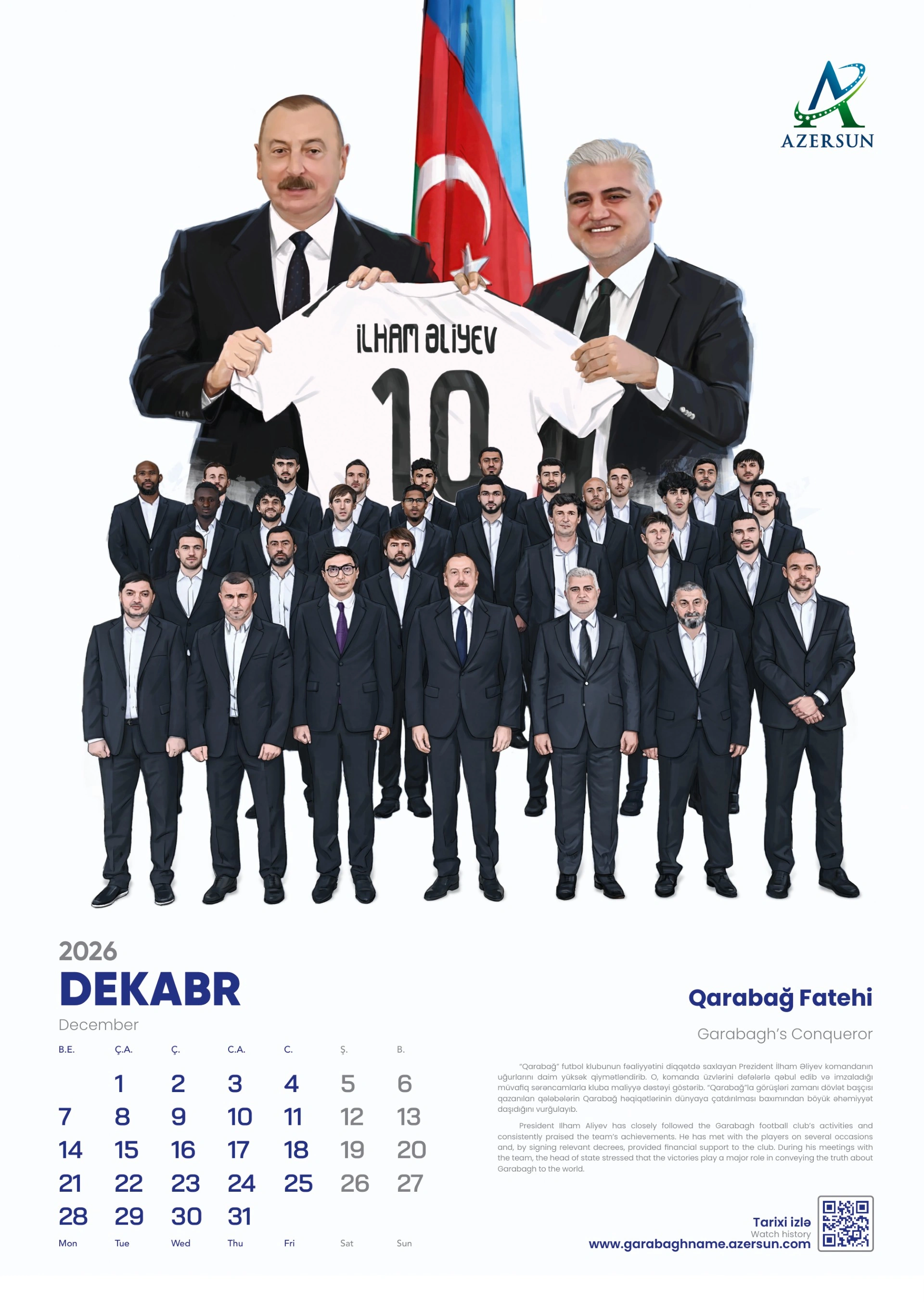“Azərsun Holdinq”dən “Qarabağnamə” – 2026-cı ilin xüsusi təqvim dəsti