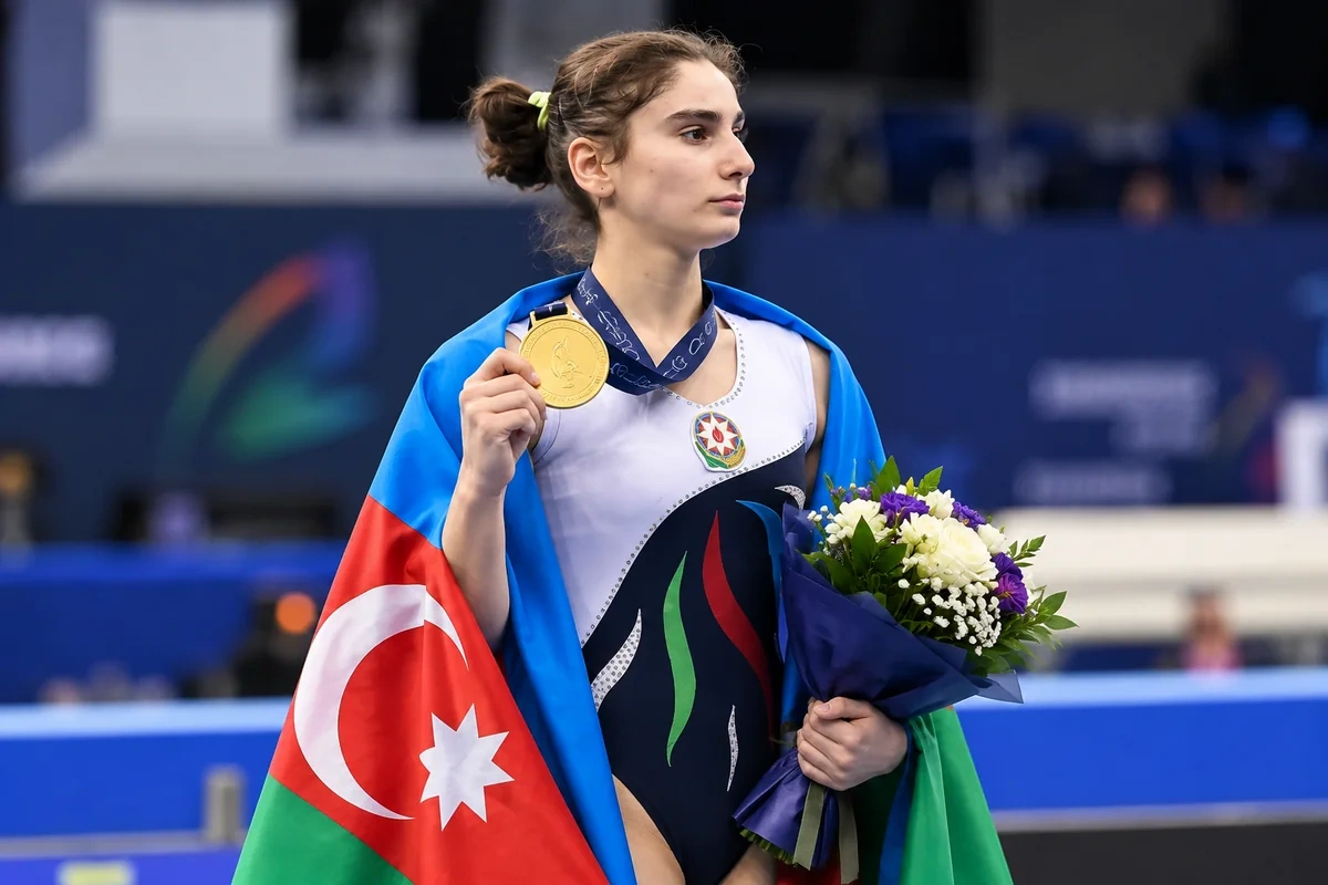 Azərbaycan gimnastı Dünya Kubokunun qalibi oldu - Foto