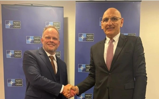 Elçin Əmirbəyov Brüsseldə NATO-nun xüsusi nümayəndəsi ilə görüşüb -FOTO