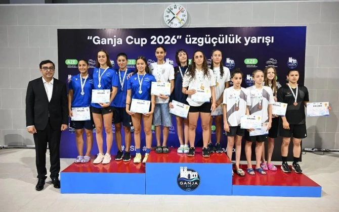 Gəncədə "Ganja Cup 2026" üzgüçülük yarışı keçirilib - FOTO