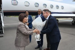 Sahibə Qafarova Efiopiyaya səfərə gedib - FOTO