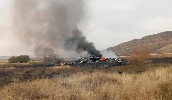 Ankarada təlim helikopteri qəzaya uğradı