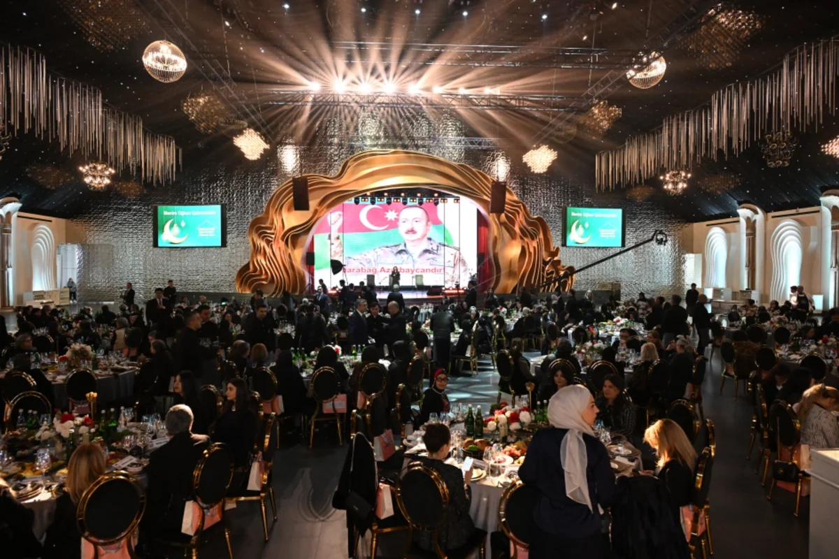 Şəhid analarının iştirakı ilə iftar süfrəsi təşkil olunub - FOTO