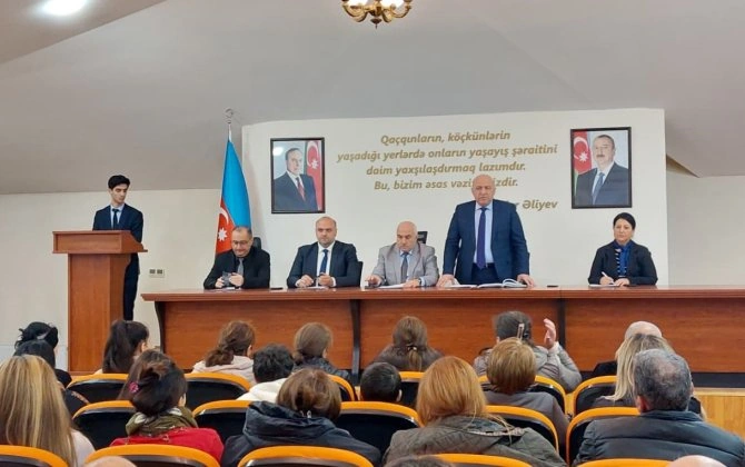 Keçmiş məcburi köçkünlər mina təhlükəsi ilə bağlı maarifləndirildi - FOTOLAR