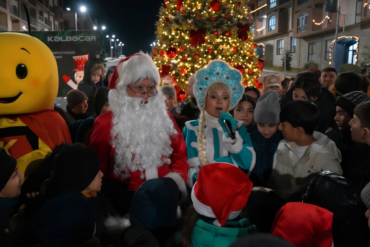 Kəlbəcərdə 32 il sonra ilk dəfə Yeni il tədbiri keçirilib - FOTOLAR
