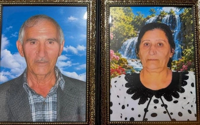 Yandırılaraq öldürülən ər-arvadın FOTOSU