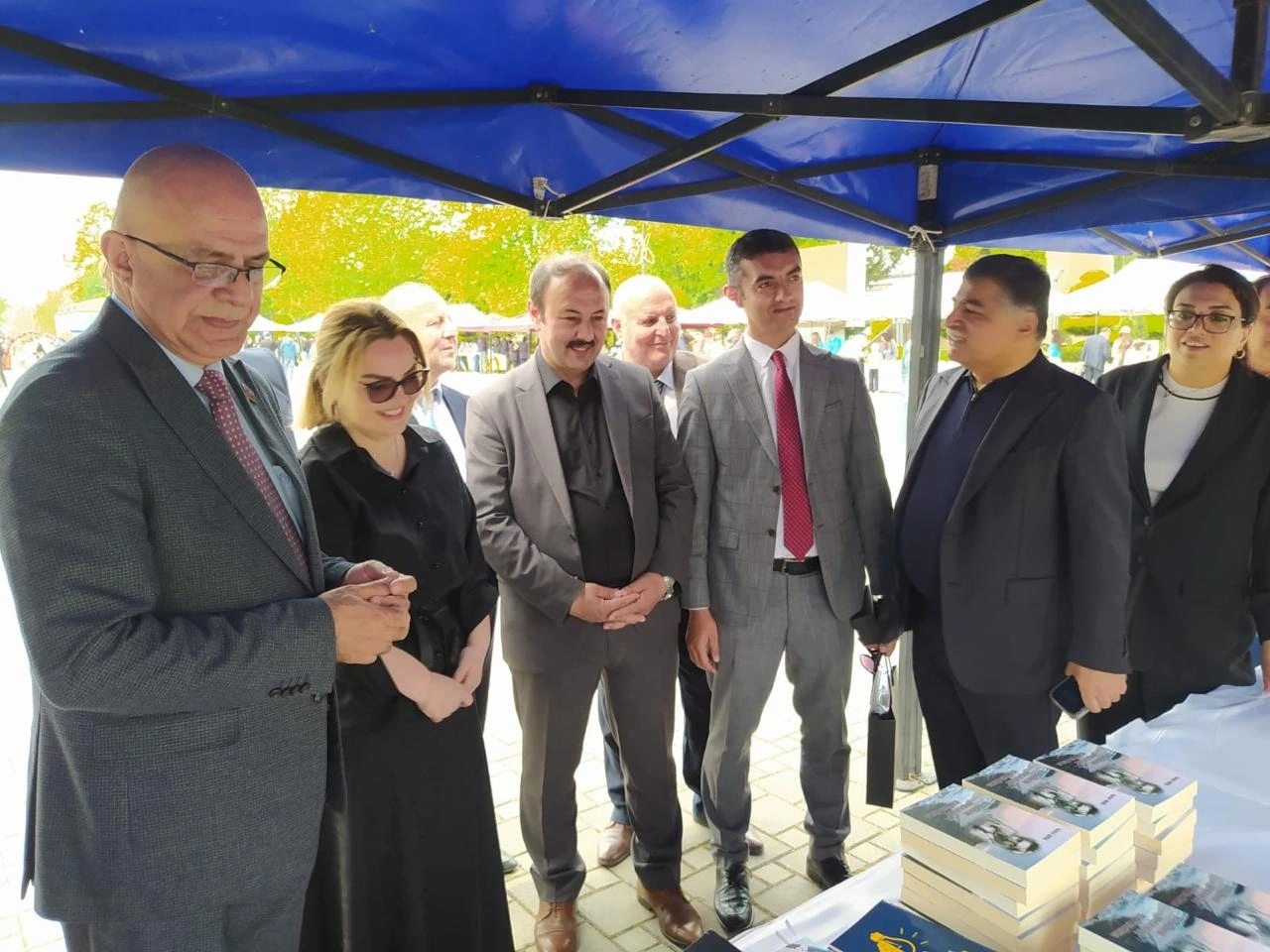 Masallı Kitab Festivalında Əkbər Qoşalının “Seçilmiş əsərləri”nin I cildinin imza mərasimi keçirilib - FOTO