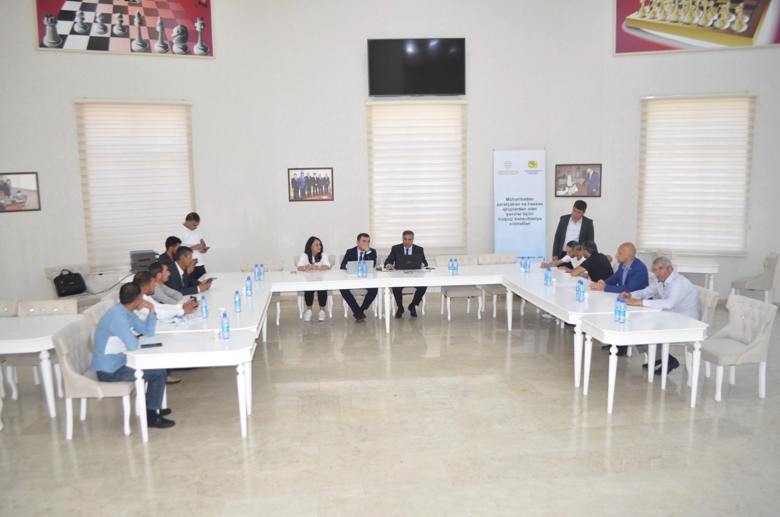 Ağsu rayonunda müharibə iştirakçılarına hüquqi konsultasiya xidməti göstərilib - FOTO