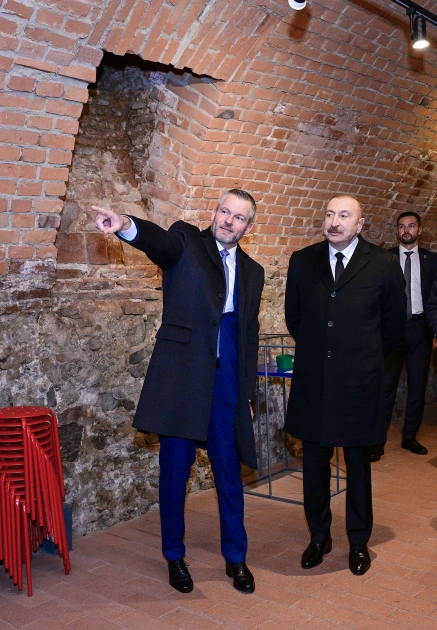 Azərbaycan və Slovakiya prezidentləri Bratislavada Devin qəsrində olublar - FOTO