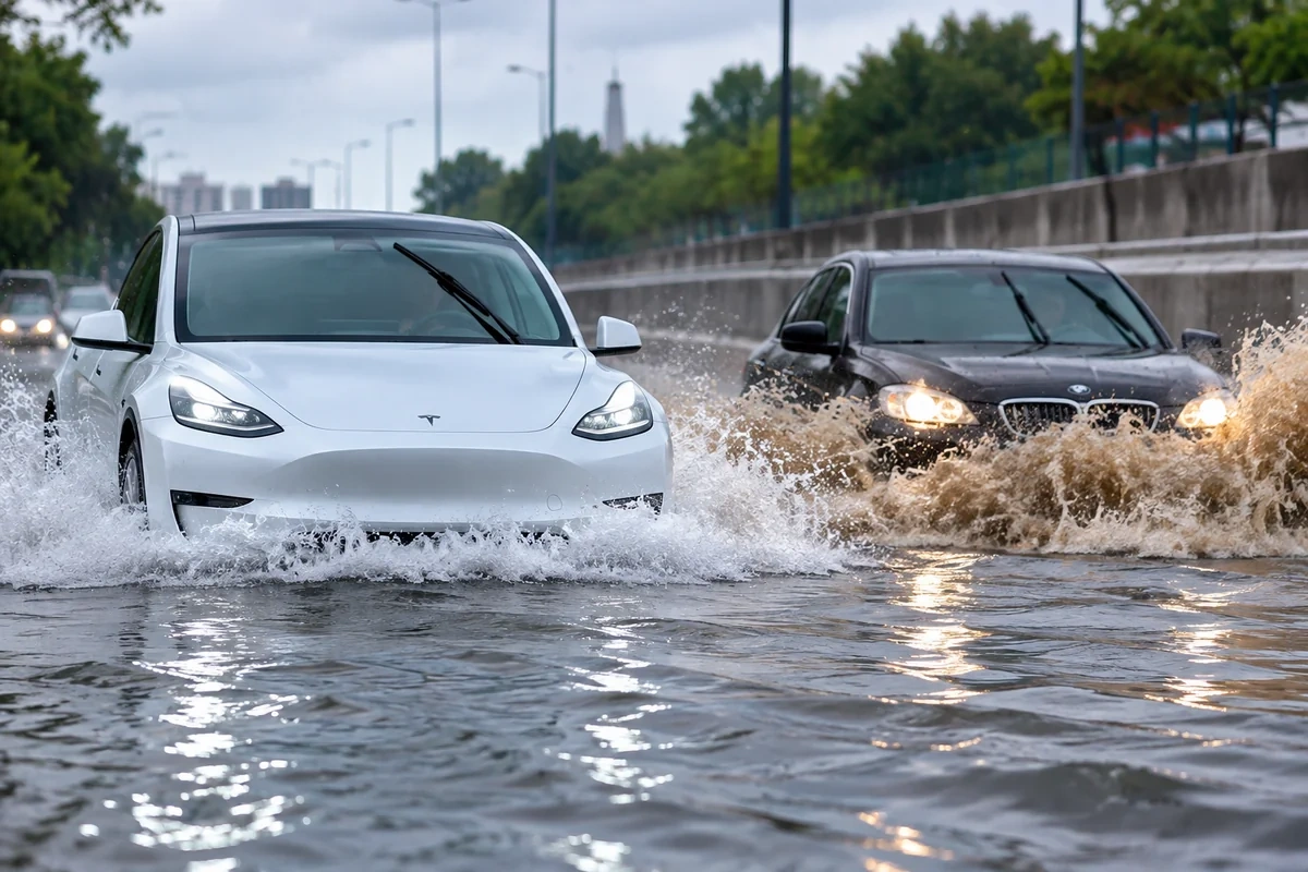 Elektromobillər su maneələrini niyə ənənəvi avtomobillərdən daha yaxşı keçir? - Ekspert rəyi