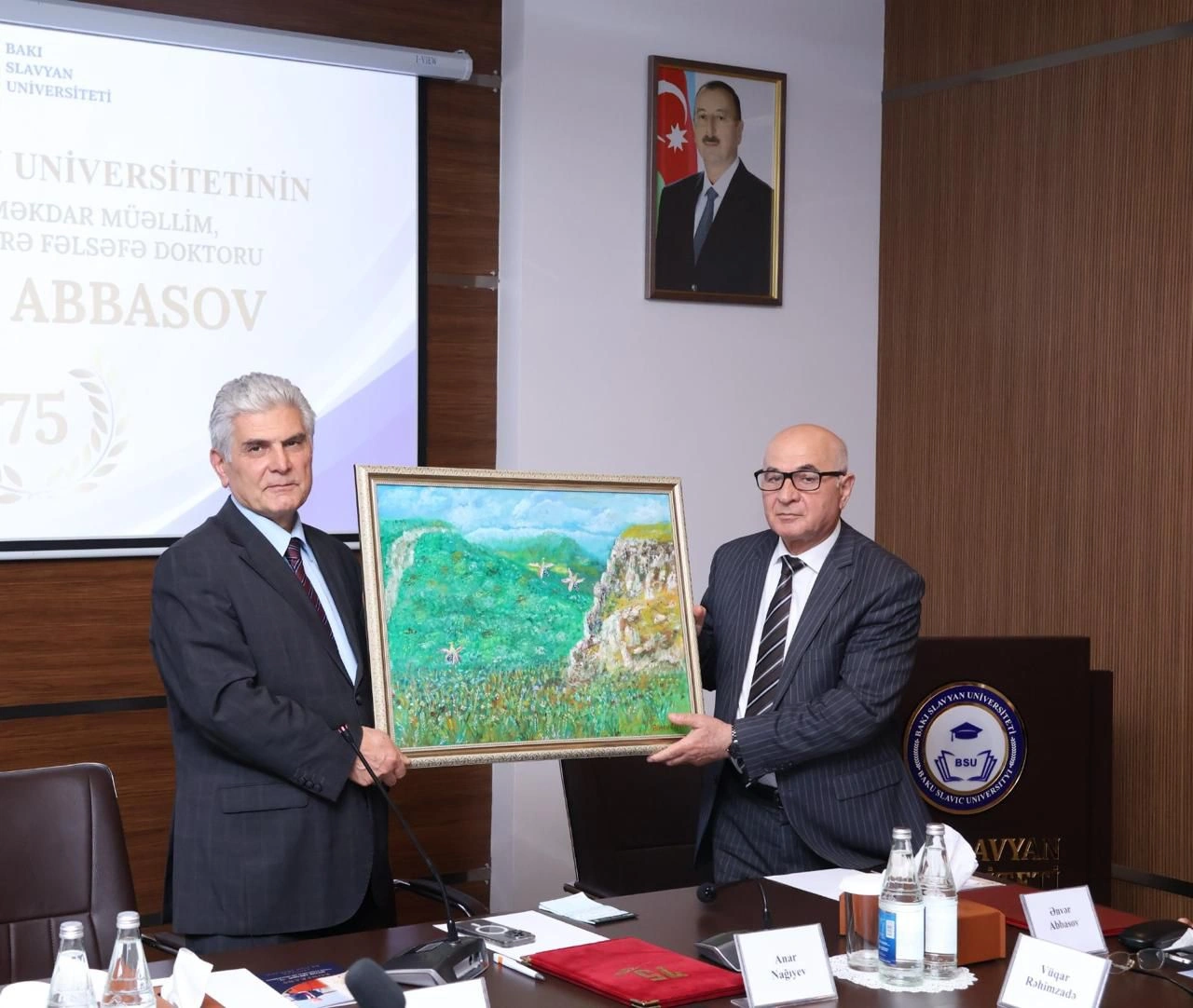 BSU-da Ənvər Abbasovun 75 illiyinə həsr olunan konfrans keçirilib - FOTO