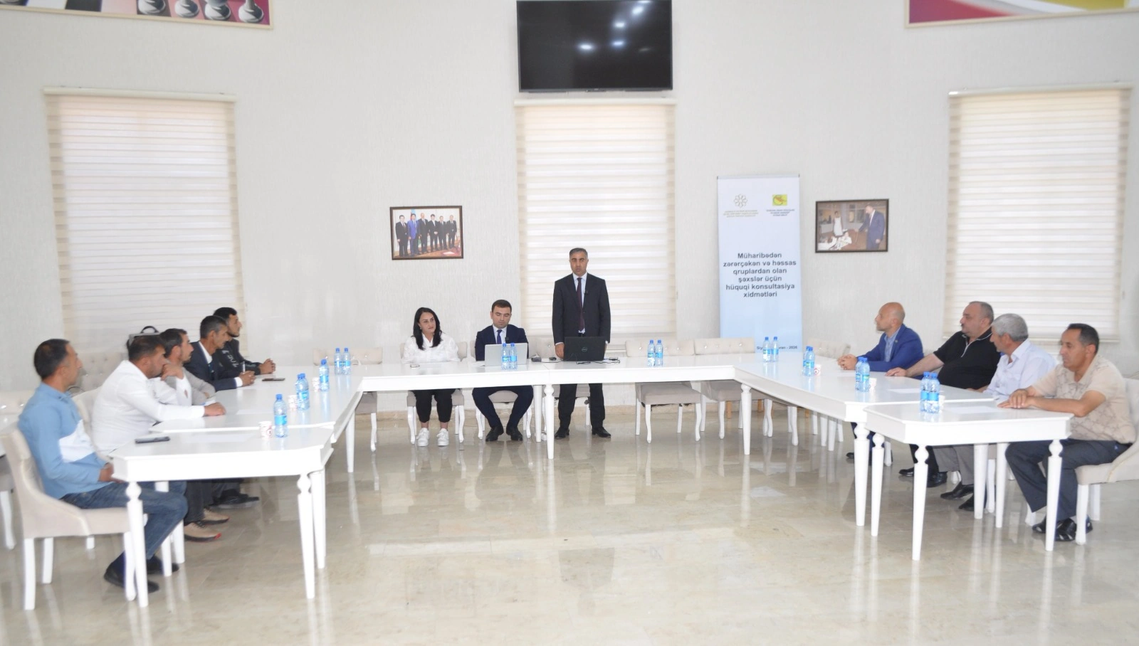 Ağsu rayonunda müharibə iştirakçılarına hüquqi konsultasiya xidməti göstərilib - FOTO