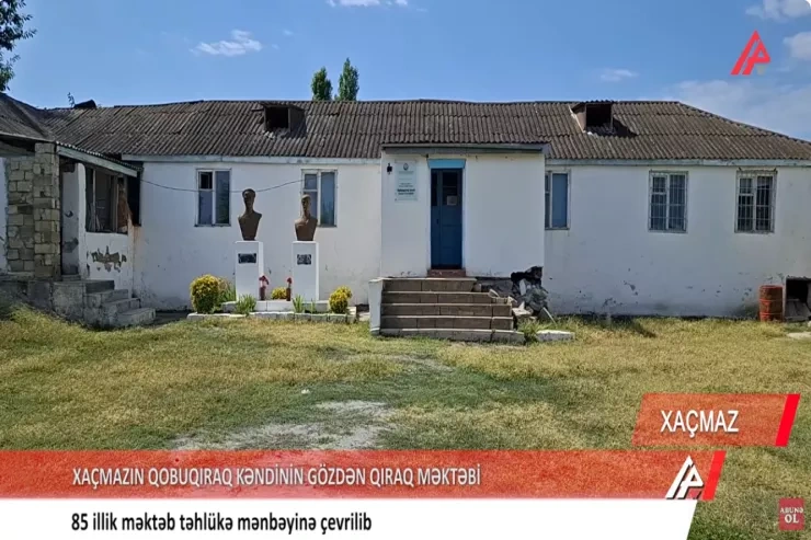 Xaçmazda 375 şagird 130 yerlik qəzalı məktəbə gedəcək – VİDEO