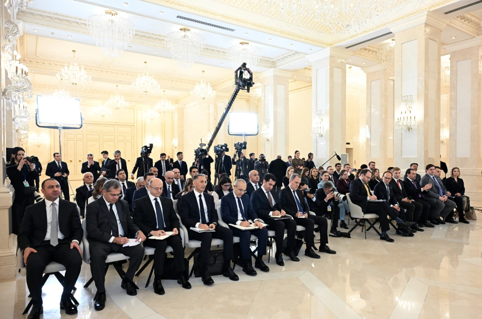 İlham Əliyevlə Cey Di Vens mətbuata bəyanatlarla çıxış ediblər - FOTO - YENİLƏNİB