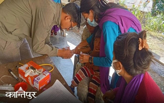 Nepalda 100-dən çox insan səpgili yatalağa yoluxub, 4 nəfər ölüb