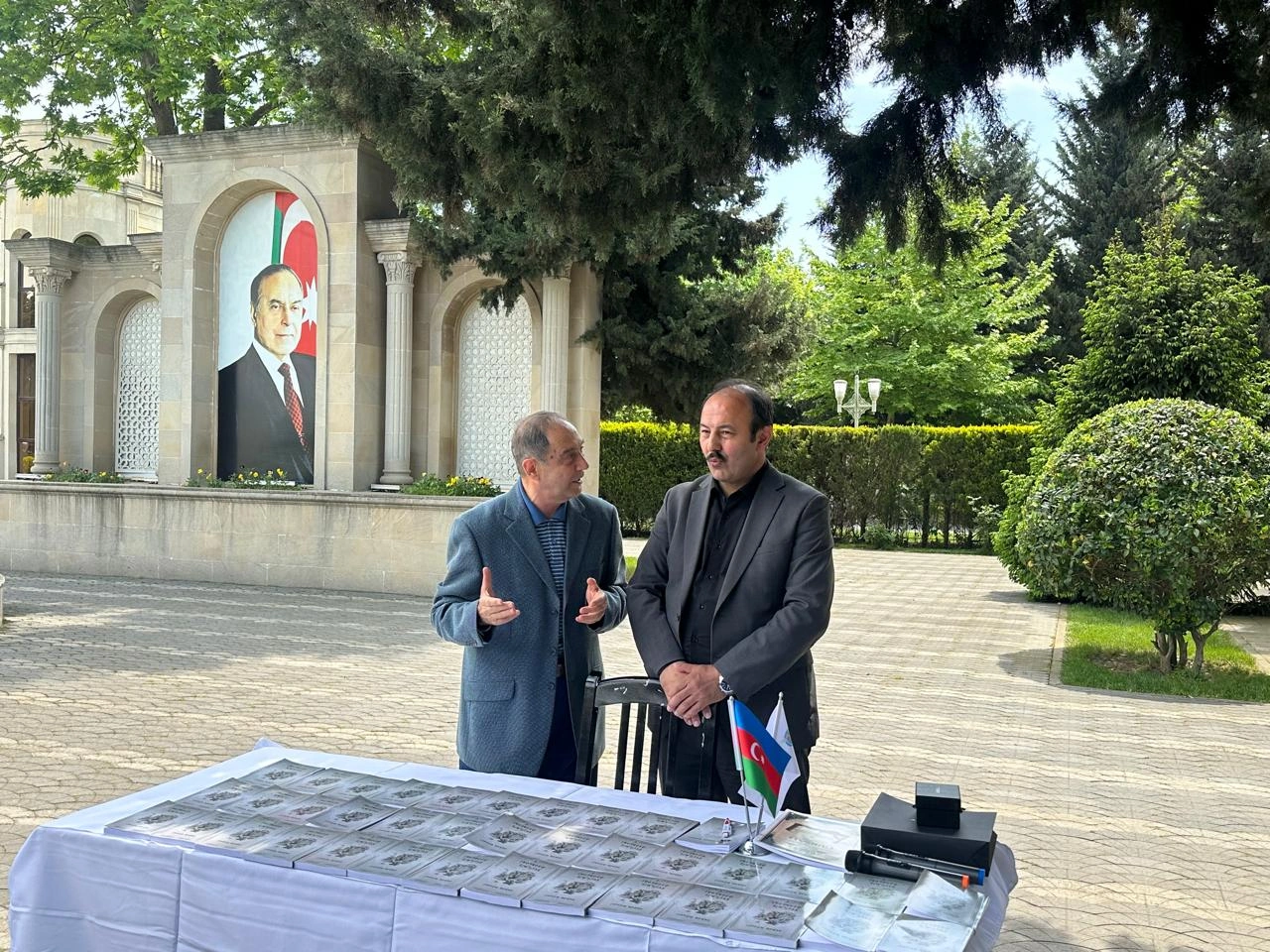Masallı Kitab Festivalında Əkbər Qoşalının “Seçilmiş əsərləri”nin I cildinin imza mərasimi keçirilib - FOTO