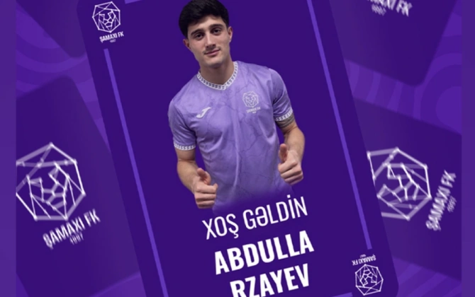 "Şamaxı" heyətini yeni futbolçu ilə gücləndirib