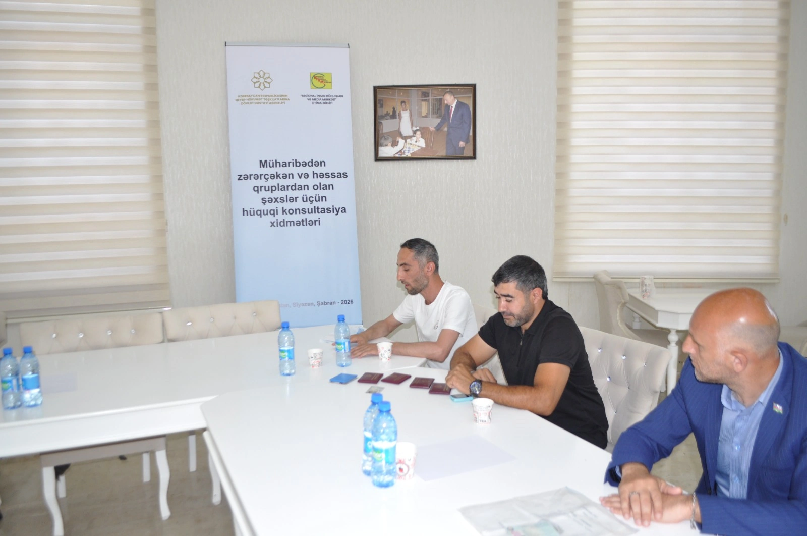 Ağsu rayonunda müharibə iştirakçılarına hüquqi konsultasiya xidməti göstərilib - FOTO