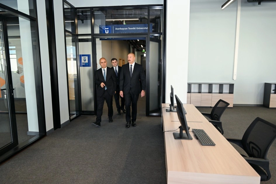 İlham Əliyev “SABAH.city” innovasiya şəhərciyinin birinci mərhələsinin açılışında - FOTOLAR