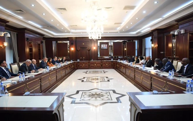 Sadiq Qurbanov Zimbabve parlament nümayəndə heyəti ilə görüşdü - FOTO