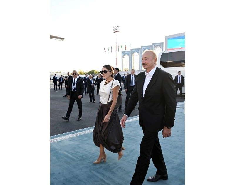 Prezident İlham Əliyevin Özbəkistana dövlət səfəri başa çatıb - FOTO