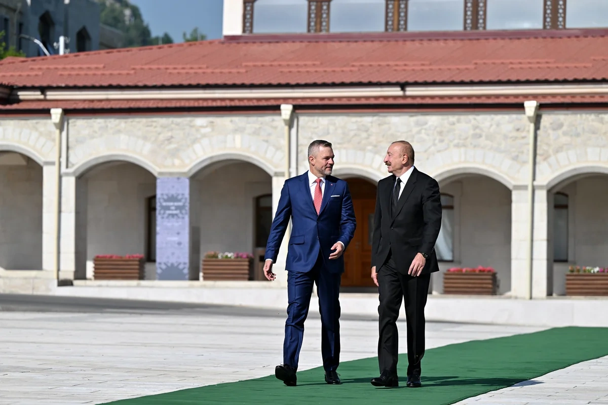 İlham Əliyev Şuşada Peter Pelleqrinini qarşıladı - FOTO