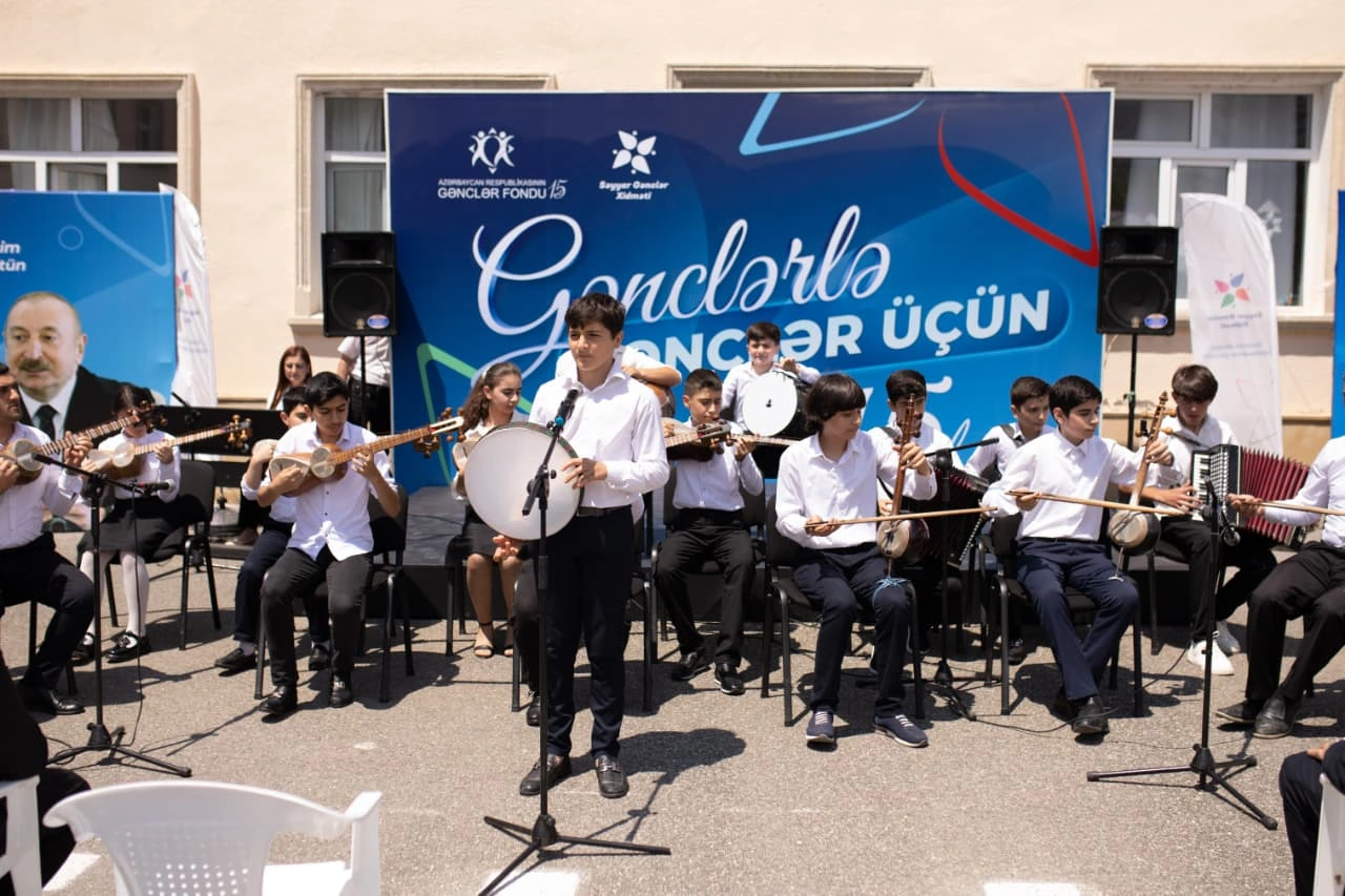 Səyyar Gənclər Xidməti layihəsinin Şəkidə açılışı baş tutub ​​​​​​​- FOTO
