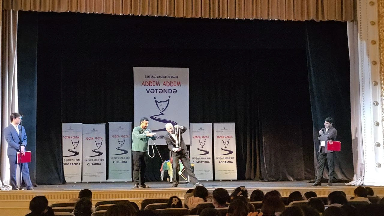 Bakı Uşaq və Gənclər Teatrı Sumqayıtda - FOTO+ÖZƏL