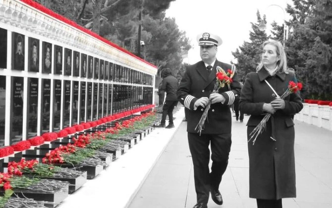 ABŞ səfirliyi 20 Yanvar faciəsinin ildönümü ilə bağlı başsağlığı verdi - FOTO
