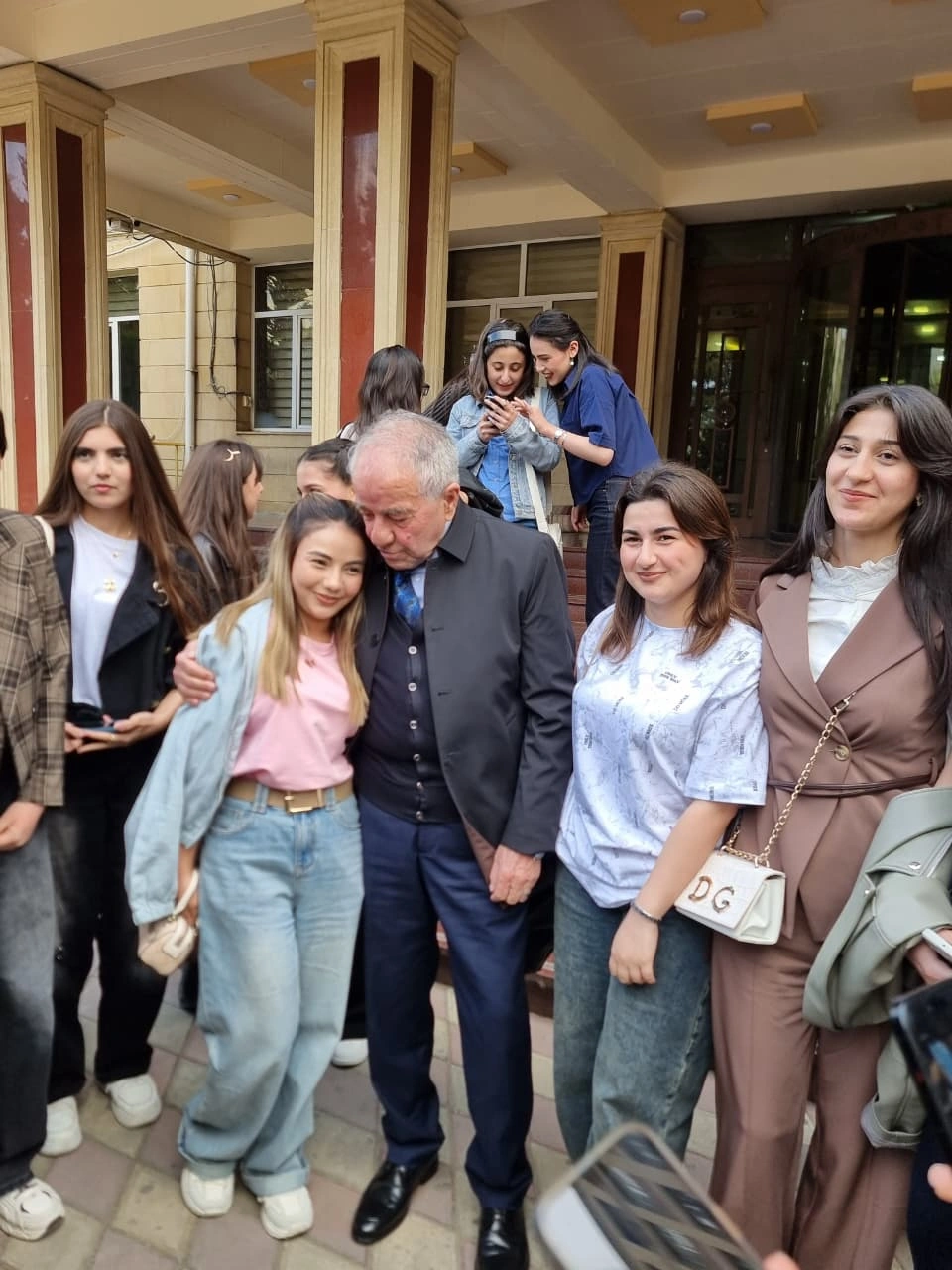 Seyran Səxavət Bakı Dövlət Universitetində tələbələrlə görüşüb - FOTOLAR