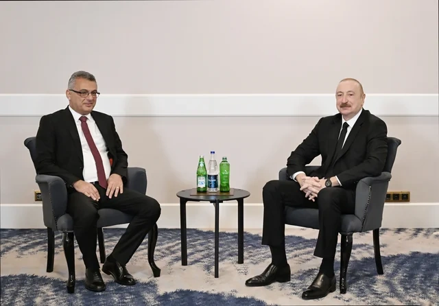 İlham Əliyev Antalyada Şimali Kipr Prezidenti ilə görüşdü - FOTOLAR