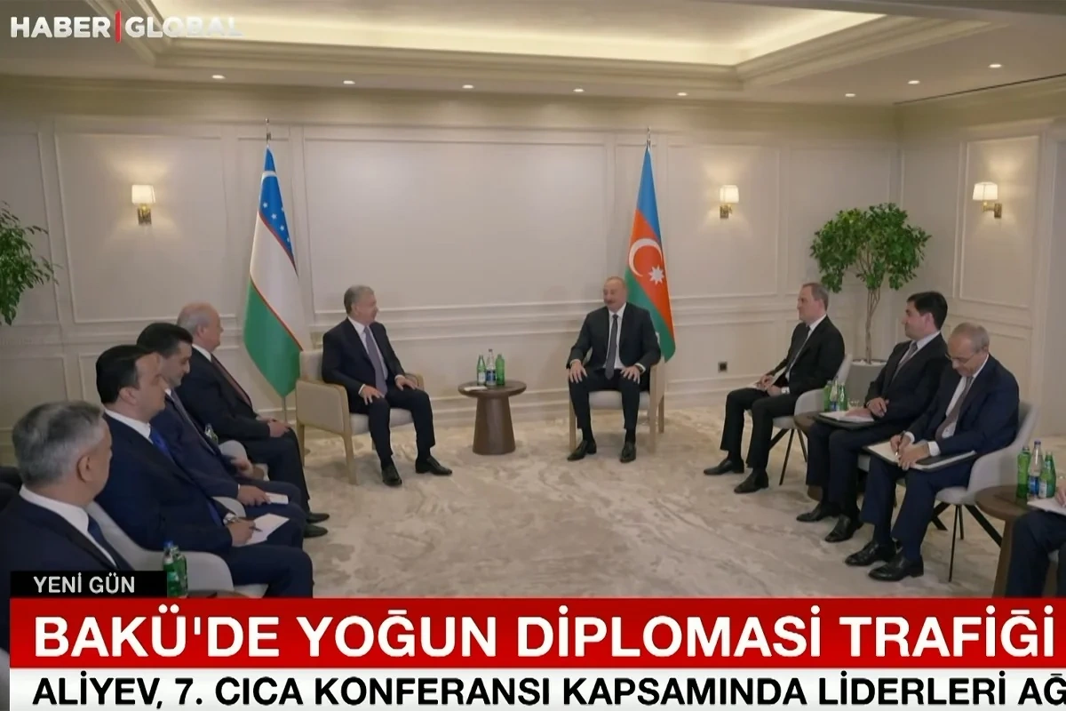 Siyasi liderlər Azərbaycanda: "Haber Global" mühüm tədbirdən süjet yayımladı
