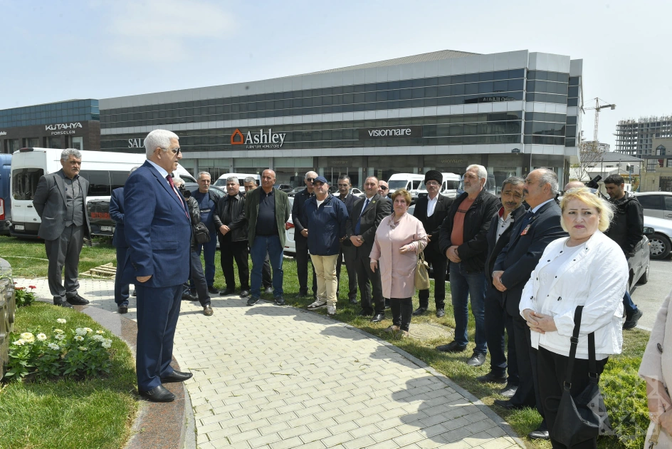 Milli Qəhrəman Albert Aqarunovun xatirəsi yad edilib - FOTO