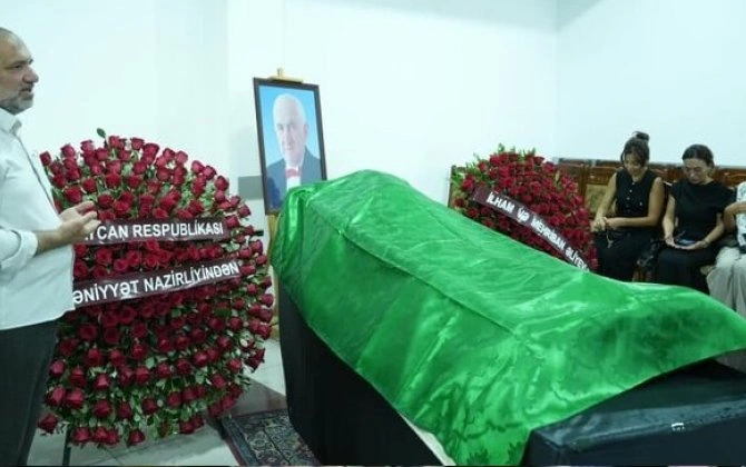 Xalq artisti Tofiq Bakıxanovla vida mərasimi keçirilir