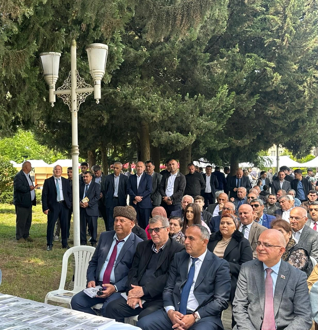 Masallı Kitab Festivalında Əkbər Qoşalının “Seçilmiş əsərləri”nin I cildinin imza mərasimi keçirilib - FOTO