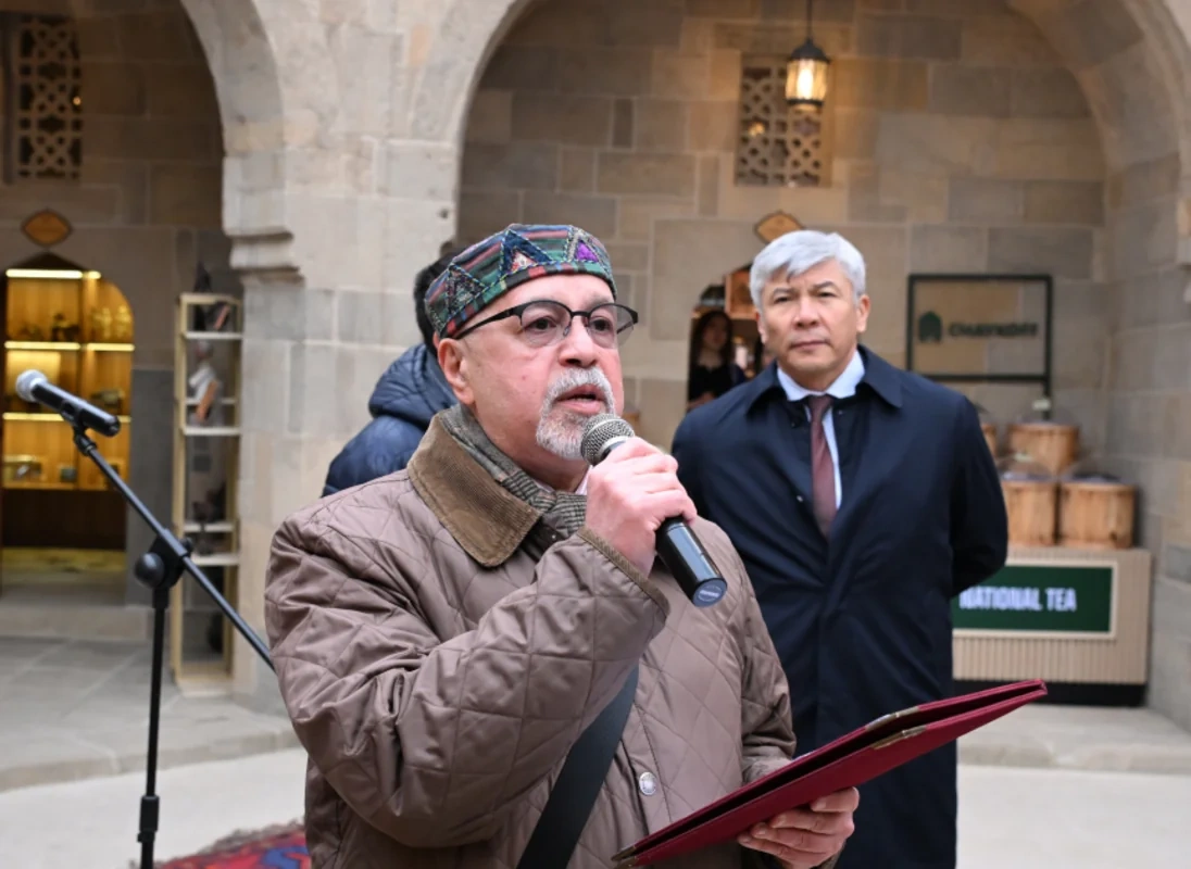 Buxara karvansarasının əsaslı bərpa və konservasiya işlərindən sonra açılışı olub - FOTO