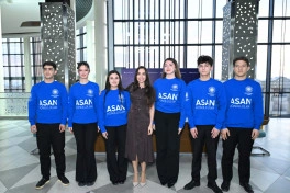 Leyla Əliyeva “ASAN Məktub” sosial proqramının 10 illiyinə həsr olunan tədbirdə iştirak edib - FOTO