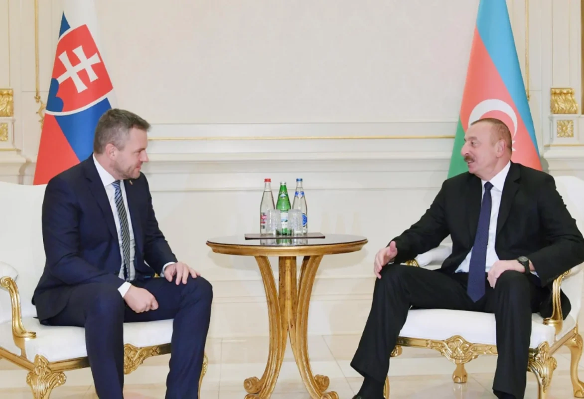 Prezident azad edilmiş ərazilərimizin bərpasında Slovakiyanın iştirakını yüksək qiymətləndirib