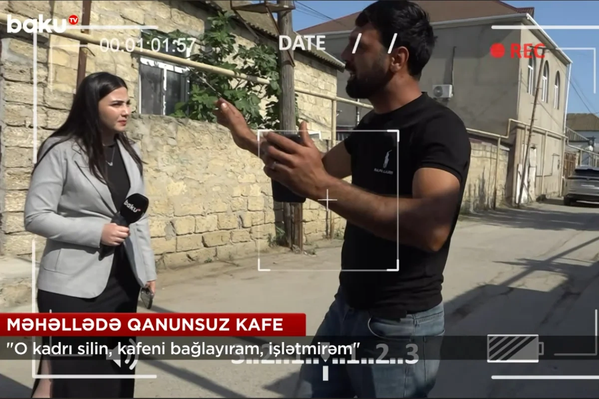 Gecələr söyüş, səs-küy: Qalmaqallı kafe sakinləri ayağa qaldırdı - VİDEO