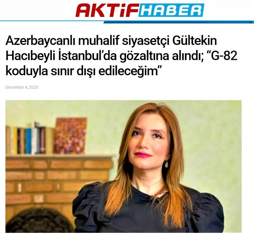 “FETO” terror təşkilatının bəzi üzvlərinin Gültəkin Hacıbəylini dəstəkləmələrinə dair faktlar