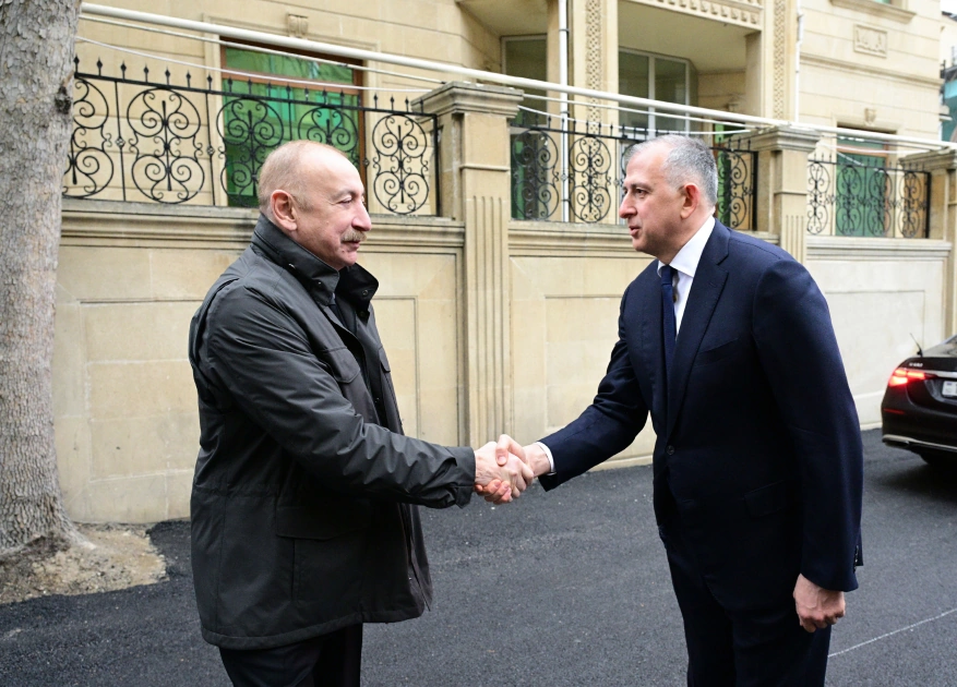 İlham Əliyev Gürcüstanın Azərbaycandakı səfirliyində olub, başsağlığı verib - FOTO