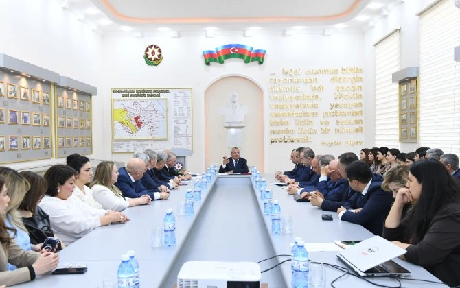 Dövlət Komitəsində Heydər Əliyevin anadan olmasının 103-cü ildönümü qeyd edilib