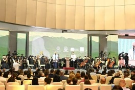XV Qəbələ Beynəlxalq Musiqi Festivalının açılışı olub - FOTO