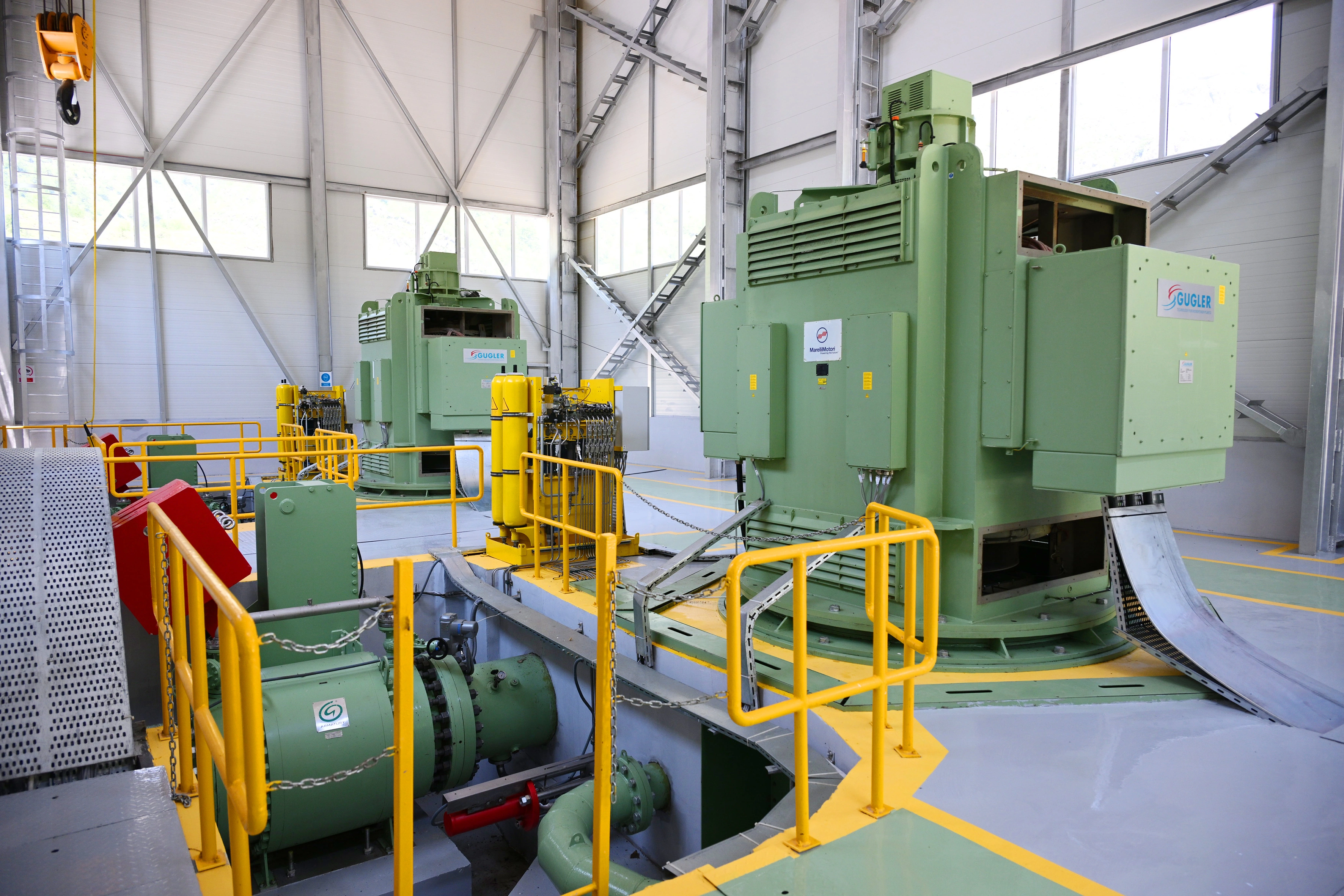Laçında Hoçaz çayının üzərində yerləşən su elektrik stansiyalarının açılışı olub - FOTO