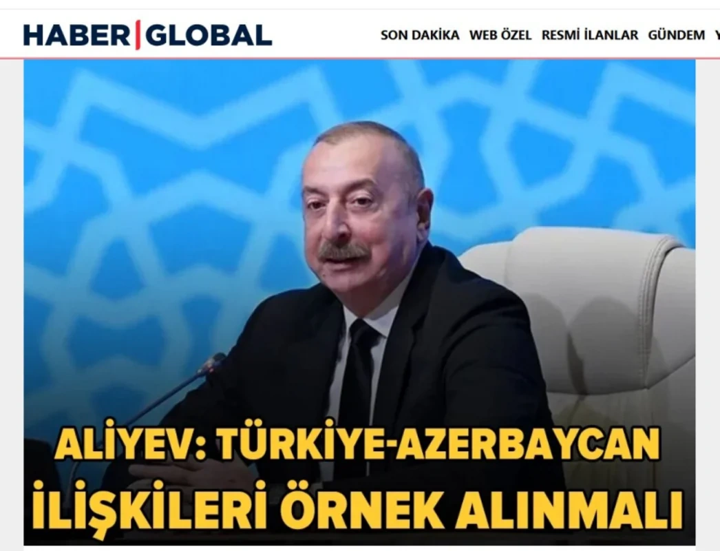 Prezidentin IV Şuşa Qlobal Media Forumundakı çıxışı Türkiyə mediasının diqqət mərkəzindəd - FOTO