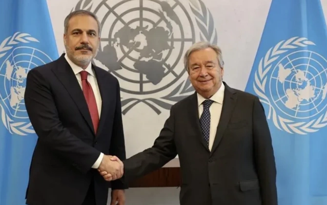 Hakan Fidan BMT Baş katibi ilə regional məsələləri müzakirə edib
