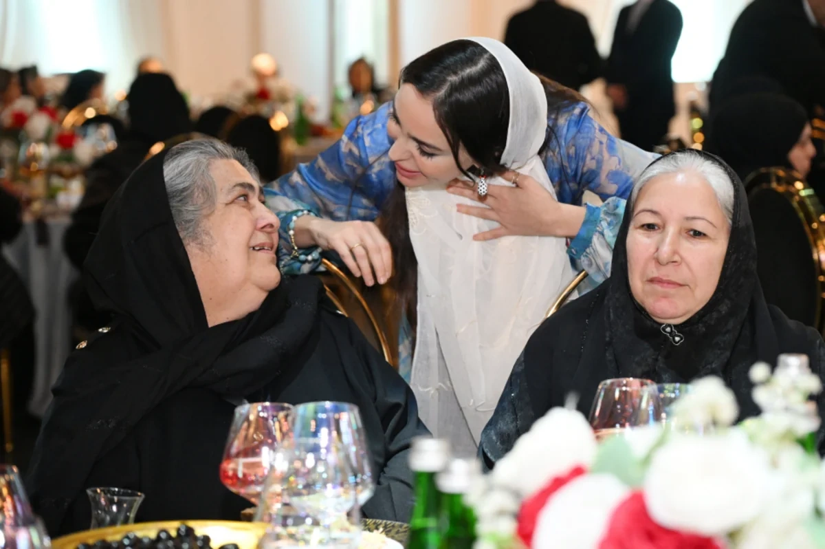 Şəhid analarının iştirakı ilə iftar süfrəsi təşkil olunub - FOTO