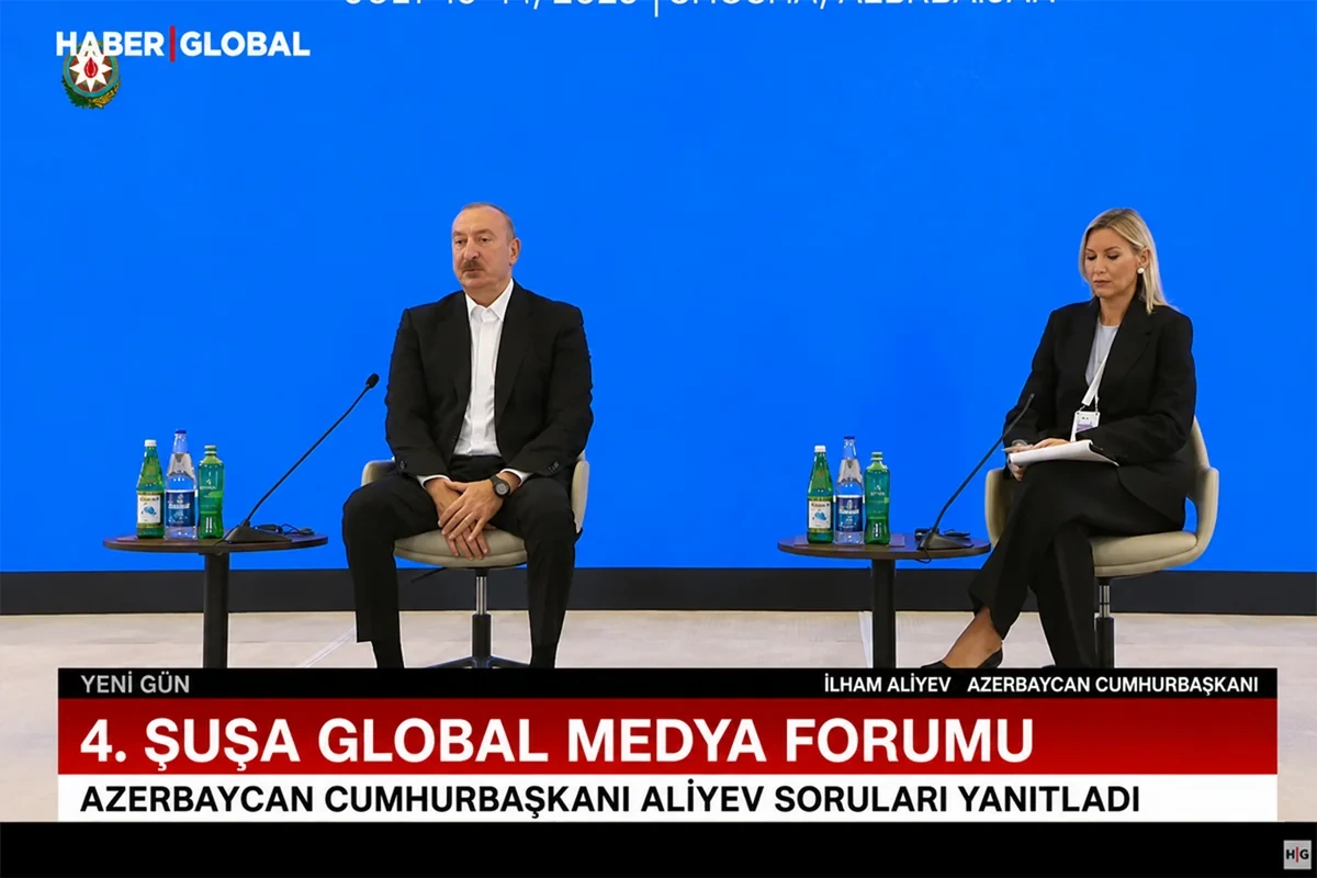 "Haber Global"ın Şuşadakı forumdan reportajı - VİDEO