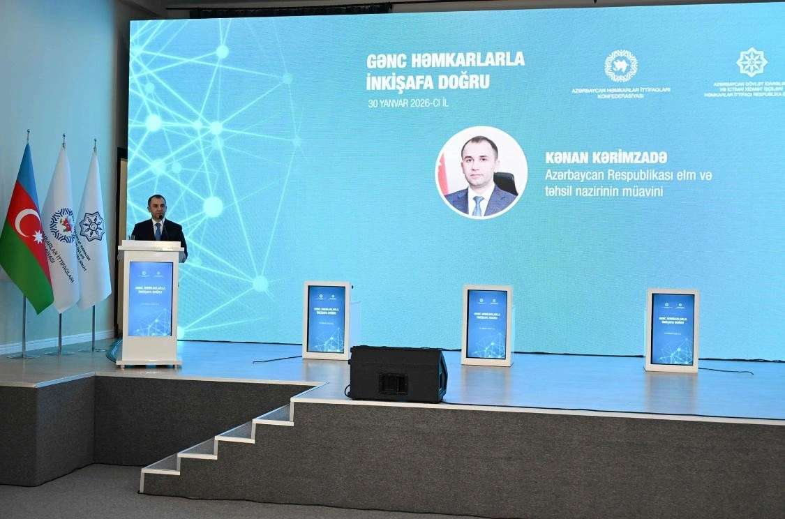 "Gənc həmkarlarla inkişafa doğru" adlı tədbir keçirilib - FOTOLAR